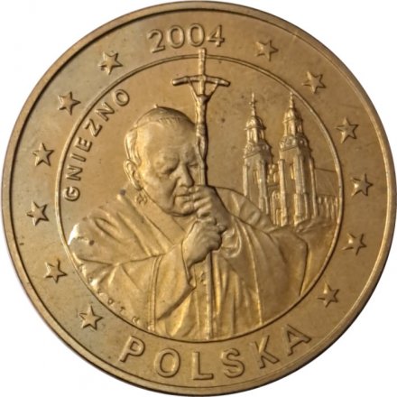 Польша 5 евро 2004 год - Проба