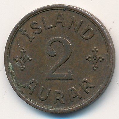 Исландия 2 эйре 1940 год