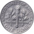 США 1 дайм (10 центов) 2000 год - Франклин Рузвельт (P)