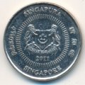 Сингапур 10 центов 2001 год