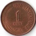 Сингапур 1 цент 1977 год (магнетик)