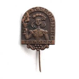 Значок-иголка Таллин. Каролина. Tallinn. Karolina