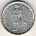 Швейцария 1/2 франка 1962 год