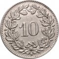 Швейцария 10 раппенов 1932 год