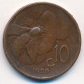 Италия 10 чентезимо 1920 год