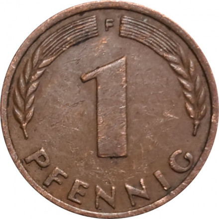 ФРГ 1 пфенниг 1949 год (F)