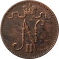 Финляндия 1 пенни 1915 год - F