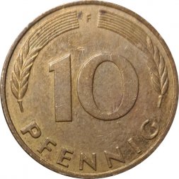 ФРГ 10 пфеннигов 1994 год (F)