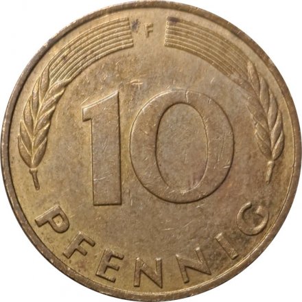 ФРГ 10 пфеннигов 1994 год (F)