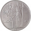 Италия 100 лир 1967 год