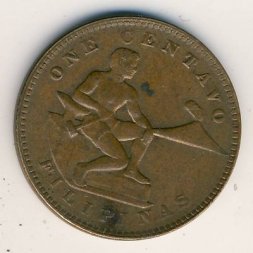 Филиппины 1 сентаво 1933 год