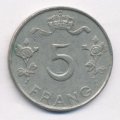 Люксембург 5 франков 1949 год - Великая герцогиня Шарлотта
