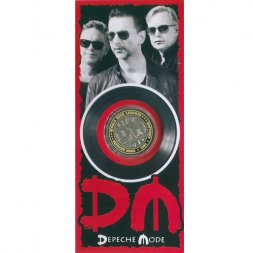 «Depeche Mode» - Гравированная цветная монета 10 рублей в буклете