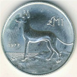 Мальта 1 фунт 1977 год