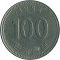 Южная Корея 100 вон 1994 год - Ли Сунсин