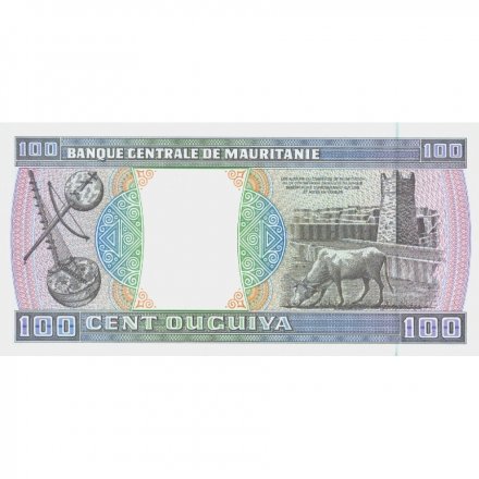 Мавритания 100 угий 1996 год - Мечеть Великой Пятницы в Шингетти UNC