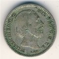 Нидерланды 10 центов 1881 год