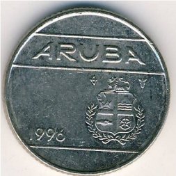 Аруба 10 центов 1996 год