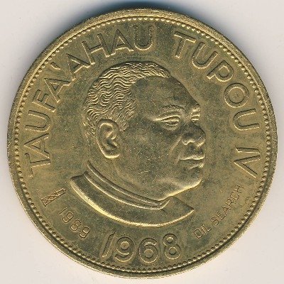 Тонга 2 паанга 1968 год