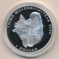 Багамские острова 1 доллар 1996 год - Миллениум. Третье тысячелетие