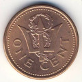 Барбадос 1 цент 2004 год