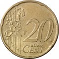 Нидерланды 20 евроцентов 2001 год