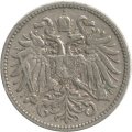 Австрия 10 геллеров 1895 год