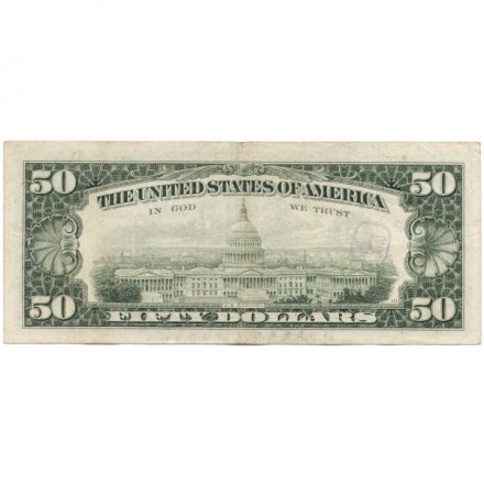 США 50 долларов 1988 год - B - VF