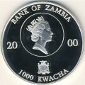 Замбия 1000 квача 2000 год