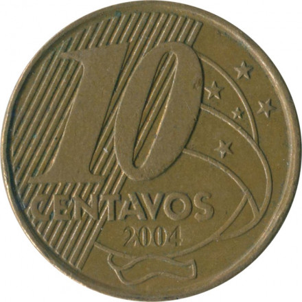 Бразилия 10 сентаво 2004 год - Педру I
