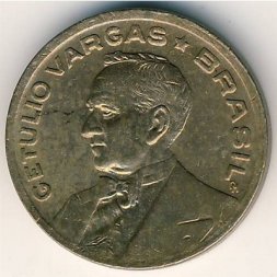 Бразилия 20 сентаво 1943 год
