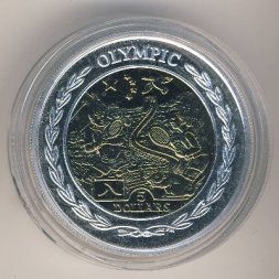 Виргинские острова 5 долларов 2008 год