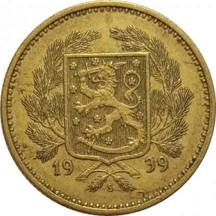 Финляндия 5 марок 1939 год