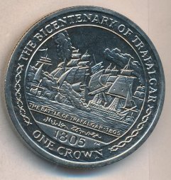 Остров Мэн 1 крона 2005 год