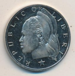 Либерия 50 центов 1972 год