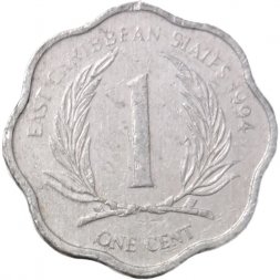 Восточные Карибы 1 цент 1994 год