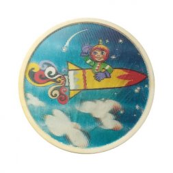 Значок СССР Детский Космос. D-58 мм