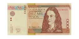 Колумбия 10000 песо 2008 год - UNC