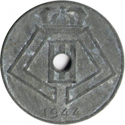Бельгия 10 сантимов 1944 год (BELGIE-BELGIQUE)