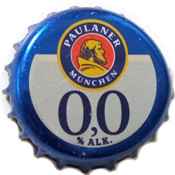 Пивная пробка Германия - Paulaner Munchen 0,0 % Alk.