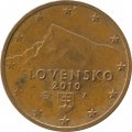 Словакия 2 евроцента 2010 год