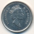 Канада 10 центов 1999 год
