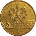 Польша 2 злотых 2000 год - Удод