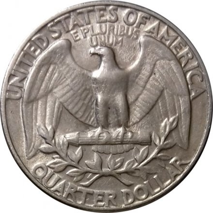 США 25 центов (1/4 доллара) 1969 год - Джордж Вашингтон (D)