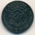 Болгария 2 стотинки 1881 год