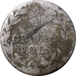 Польша 5 грошей 1822 год IB - Александр I (1801 - 1825) - VG