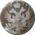 Польша 5 грошей 1822 год IB - Александр I (1801 - 1825) - VG