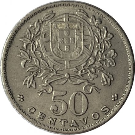 Португалия 50 сентаво 1959 год
