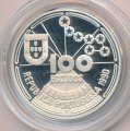 Португалия 100 эскудо 1990 год - Астрономическая навигация (серебро)