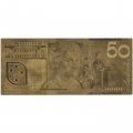 Сувенирная банкнота Австралия 50 долларов (золотые) - UNC